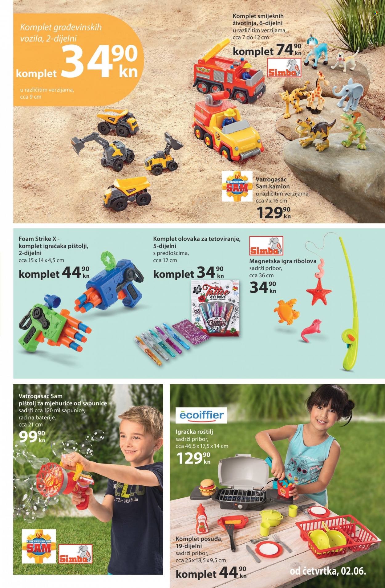 thumbnail - NKD katalog - Sniženi proizvodi - igračka, plastični kamion, magnetska igra, roštilj. Stranica 13.