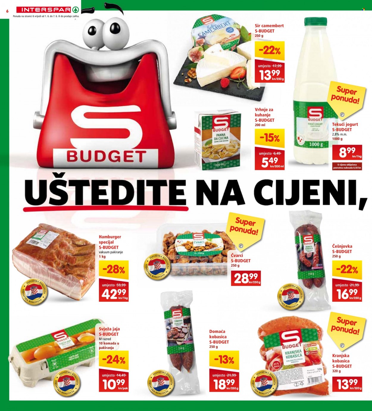 INTERSPAR katalog - 01.06.2022. - 07.06.2022. Stranica 6