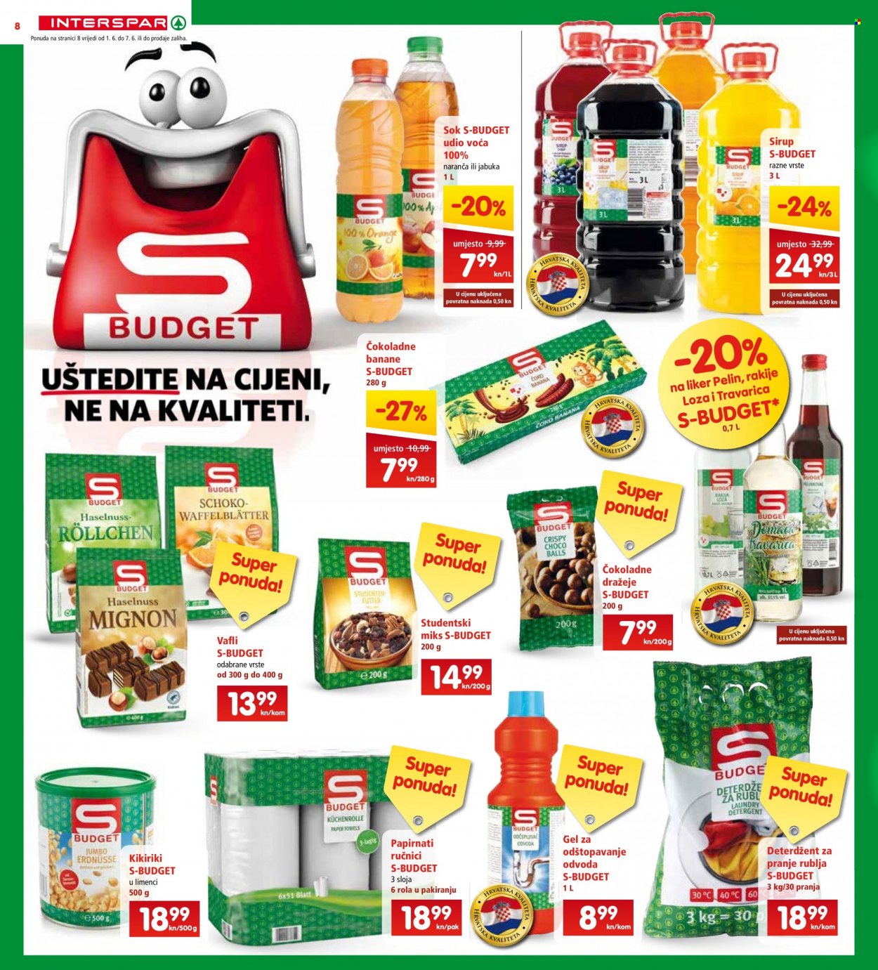 INTERSPAR katalog - 01.06.2022. - 07.06.2022. Stranica 8