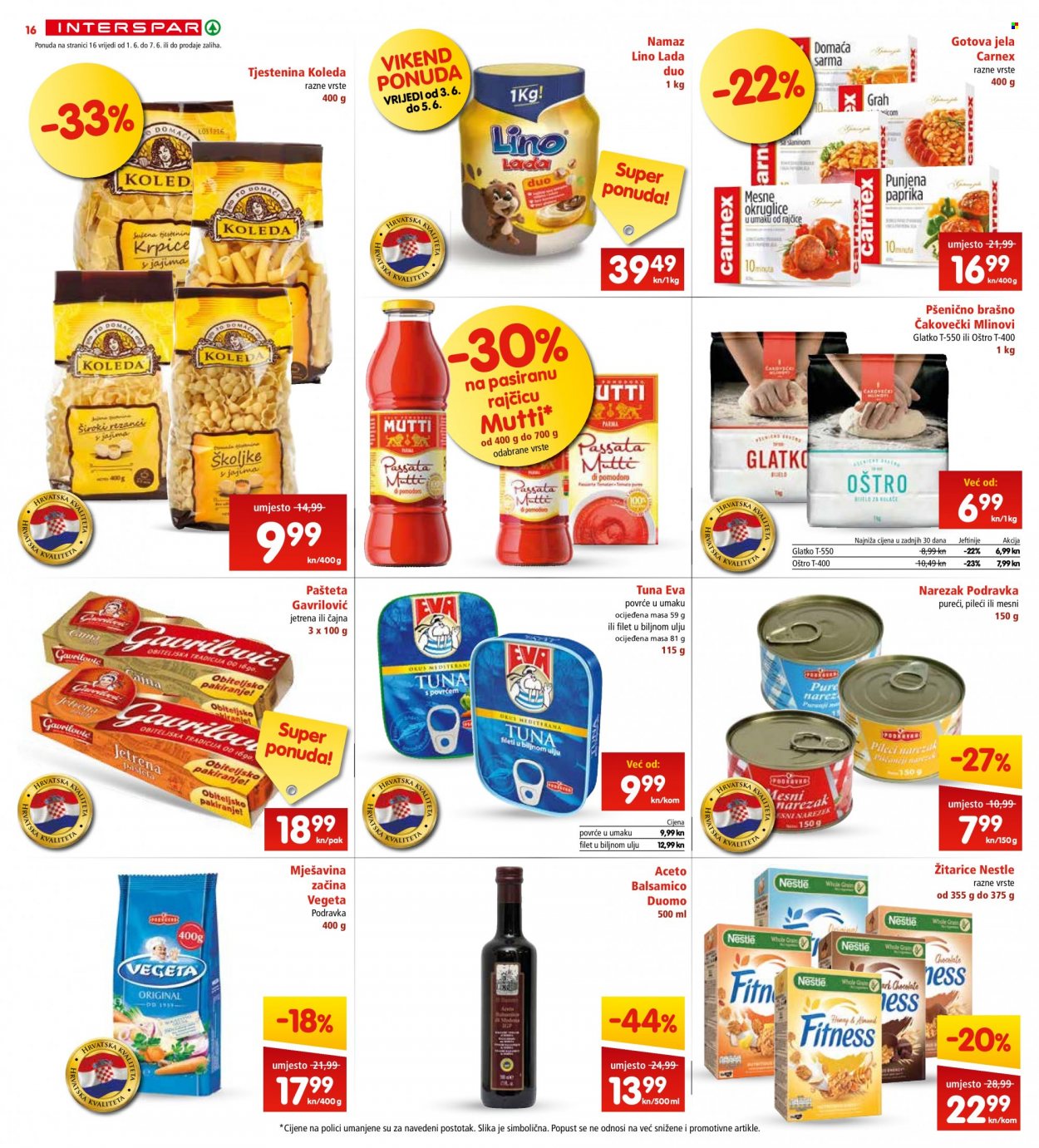 INTERSPAR katalog - 01.06.2022. - 07.06.2022. Stranica 16