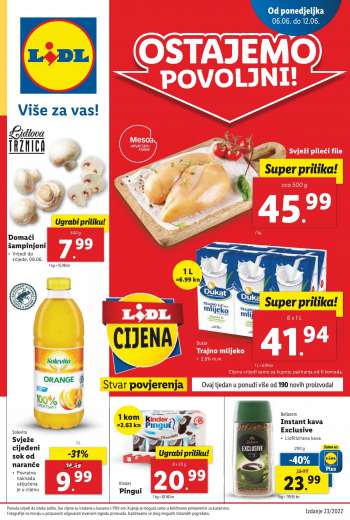 Lidl katalog - 06.06.2022. - 12.06.2022.