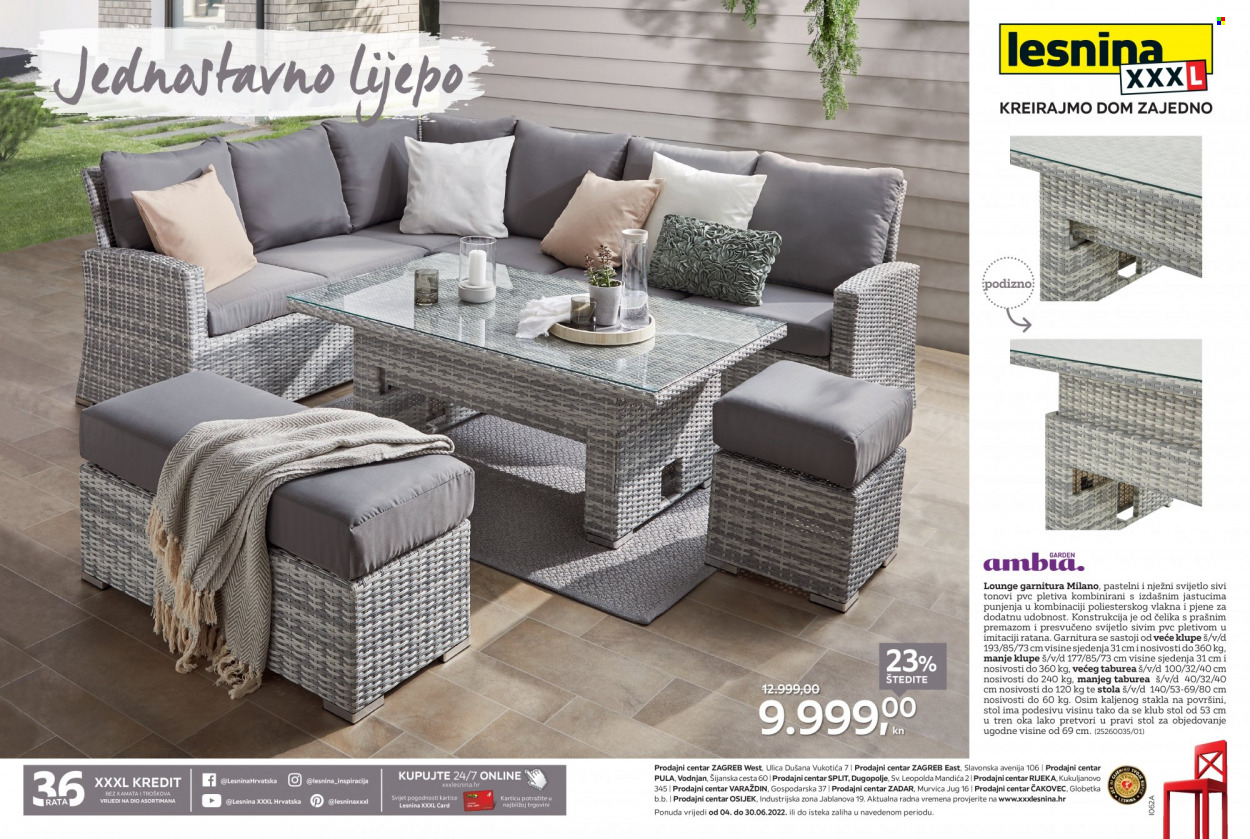 Lesnina katalog - 04.06.2022. - 30.06.2022. Stranica 1