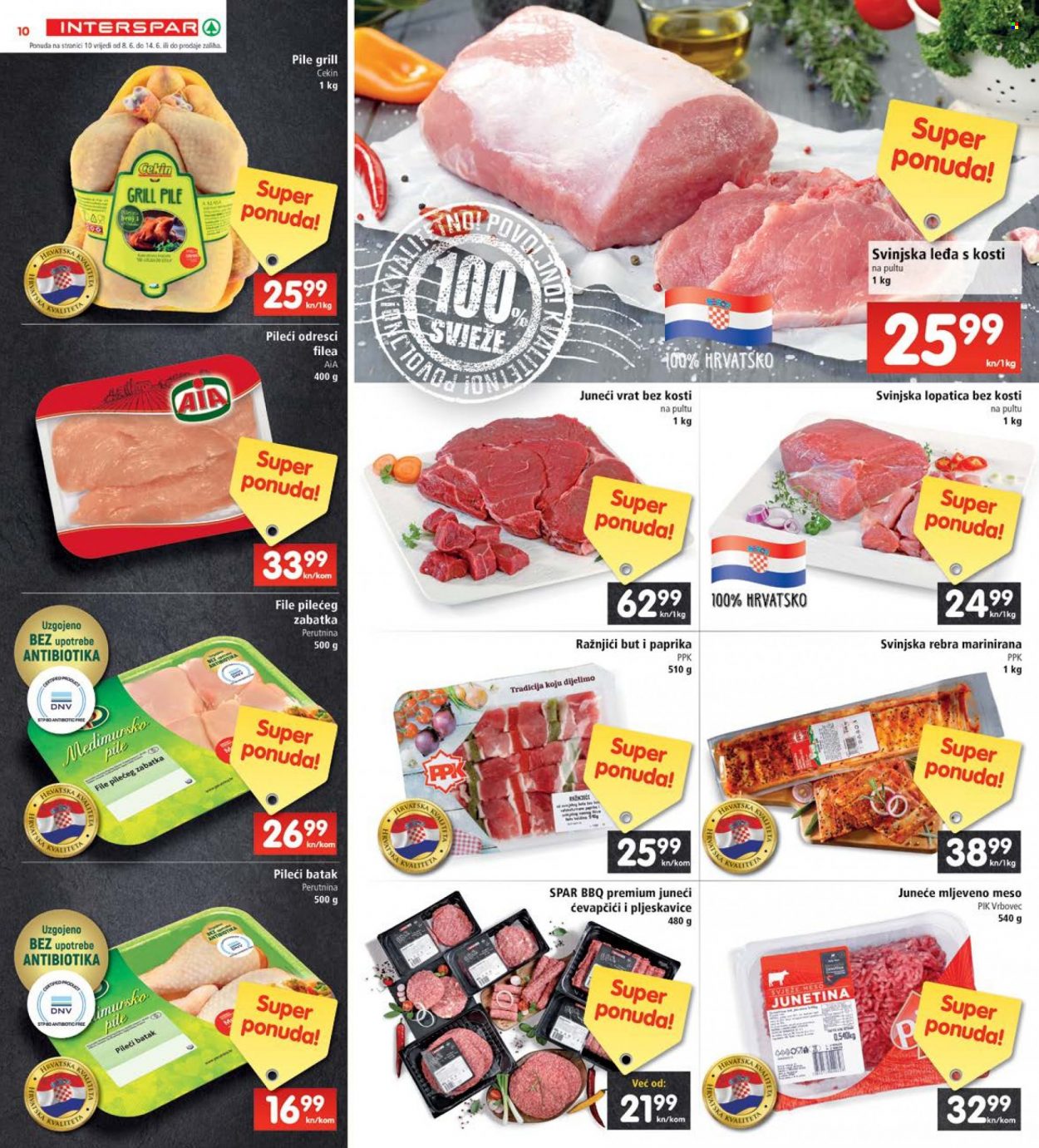 INTERSPAR katalog - 08.06.2022. - 14.06.2022. Stranica 10