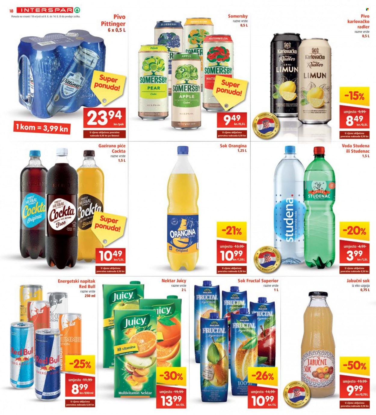 INTERSPAR katalog - 08.06.2022. - 14.06.2022. Stranica 18