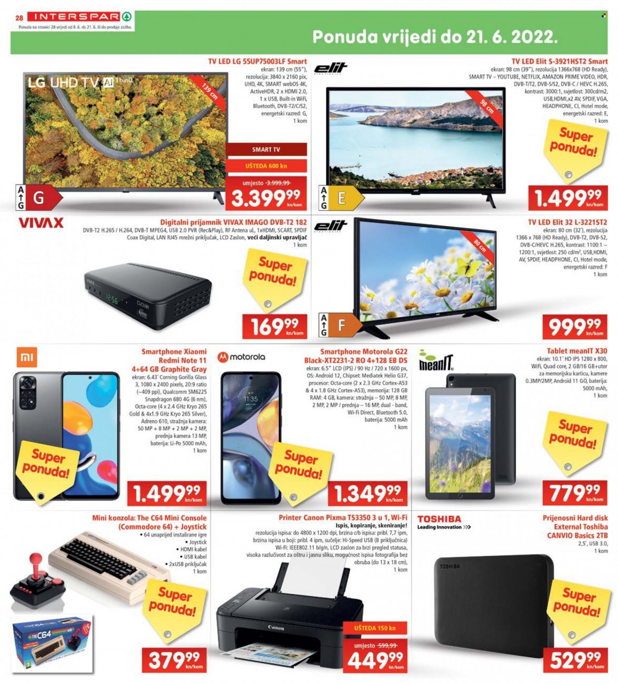 INTERSPAR katalog - 08.06.2022. - 14.06.2022. Stranica 28