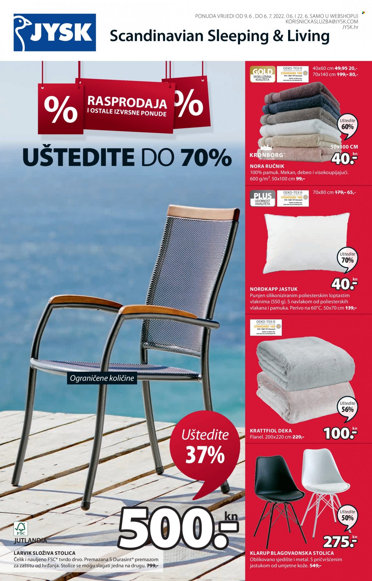JYSK katalog - 09.06.2022. - 06.07.2022. Stranica 1