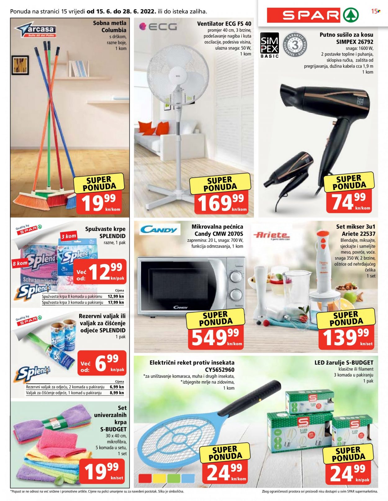 SPAR katalog - 15.06.2022. - 21.06.2022. Stranica 15