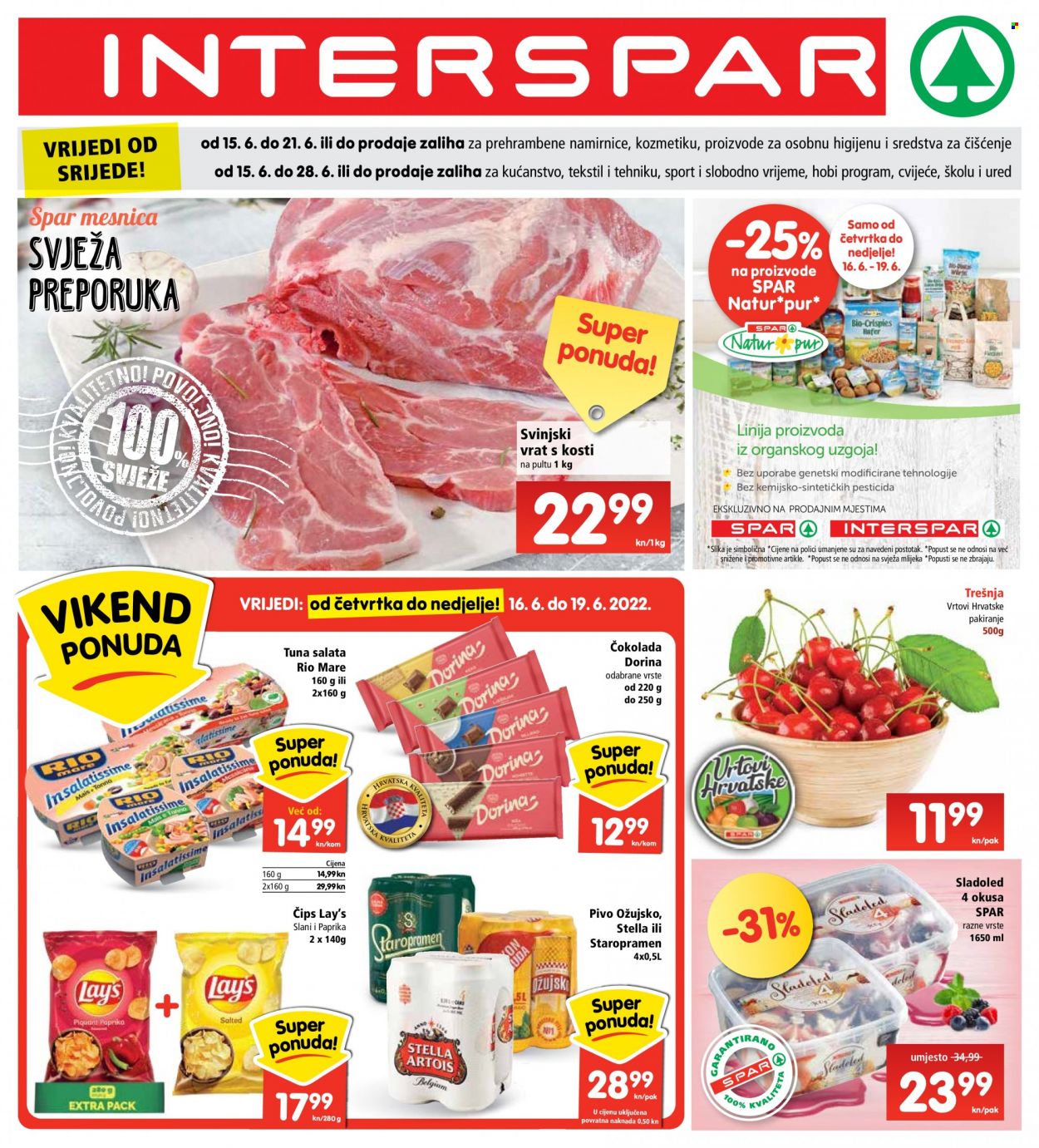 INTERSPAR katalog - 15.06.2022. - 21.06.2022. Stranica 1