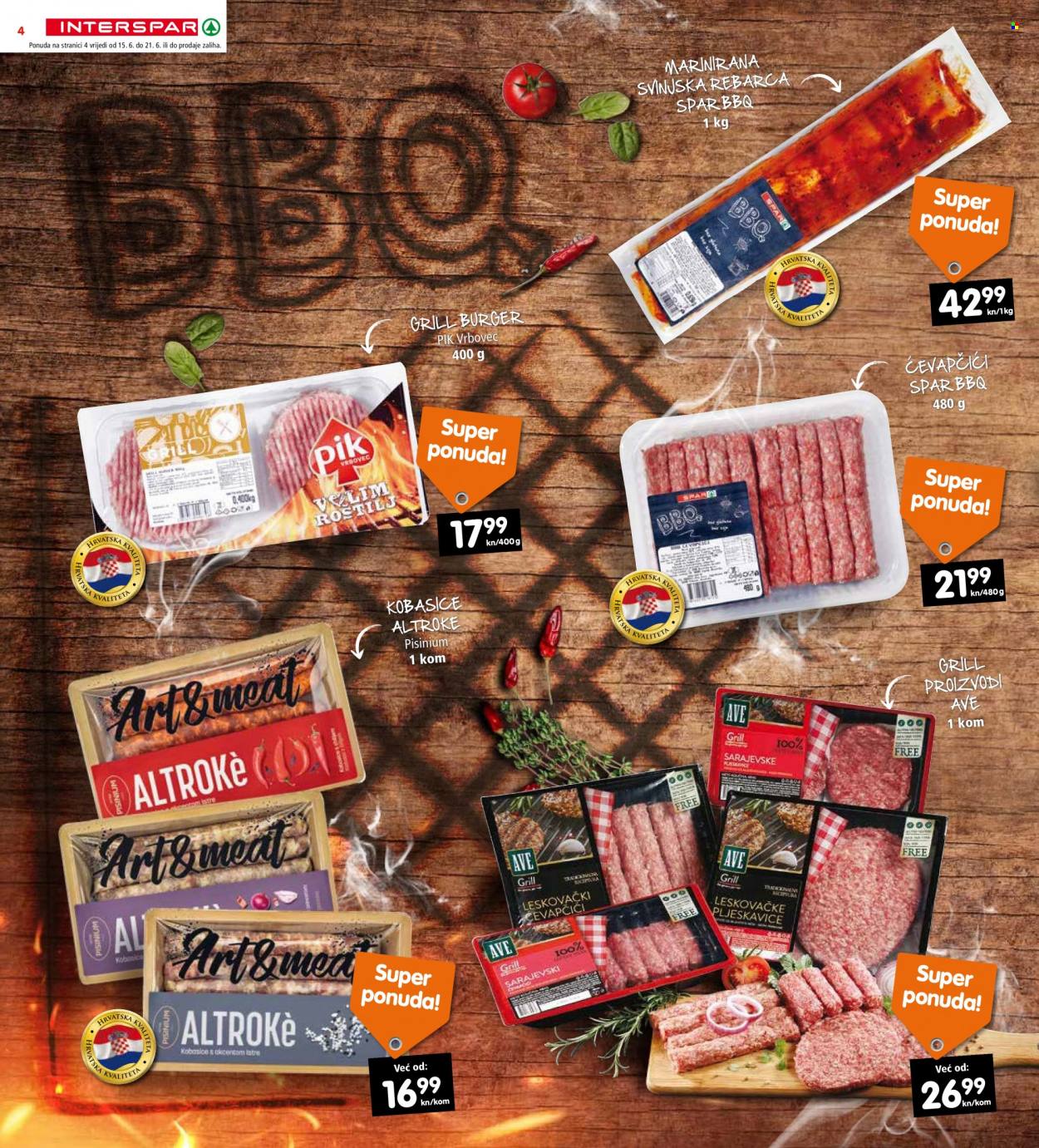 INTERSPAR katalog - 15.06.2022. - 21.06.2022. Stranica 4