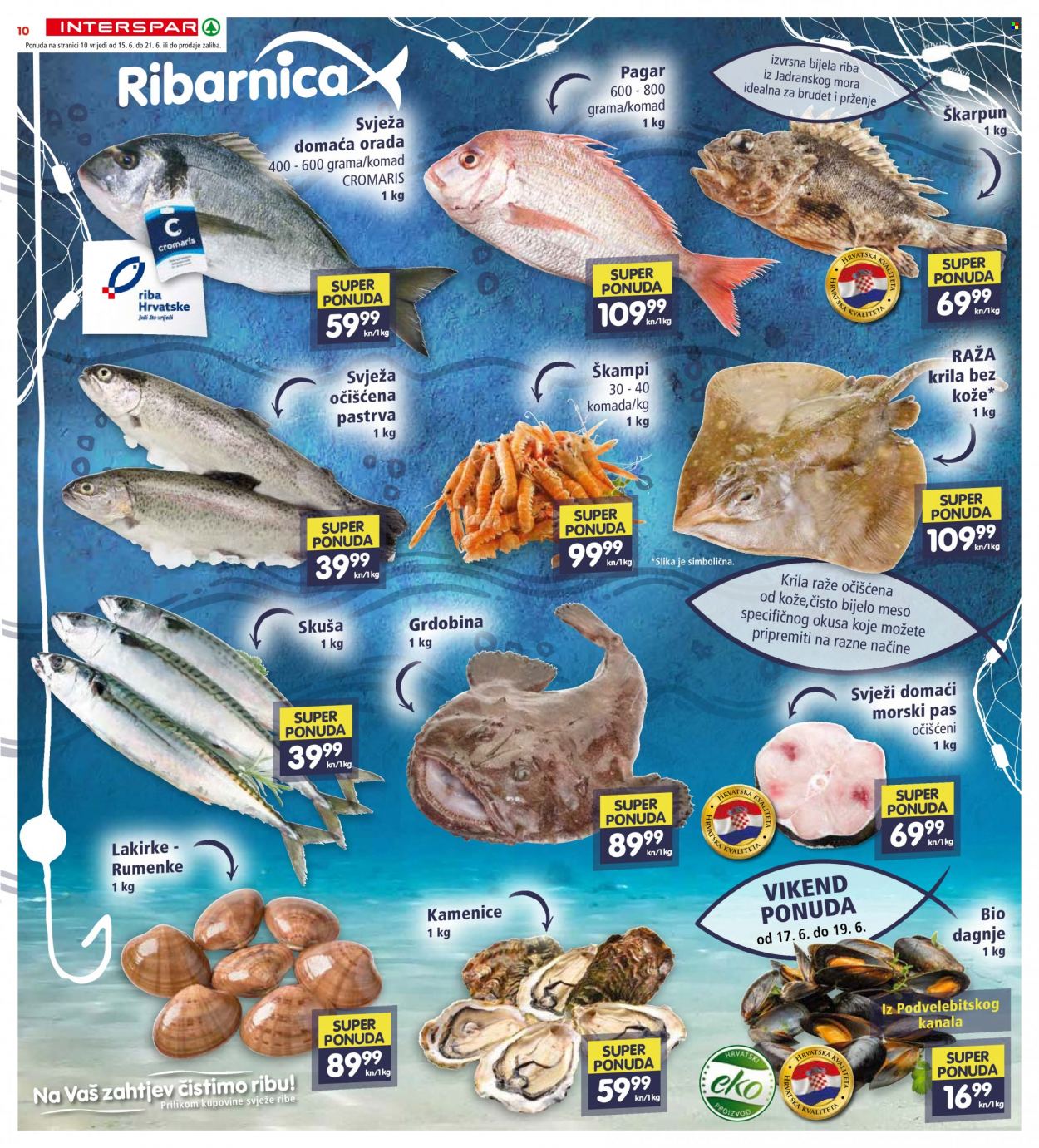 INTERSPAR katalog - 15.06.2022. - 21.06.2022. Stranica 10