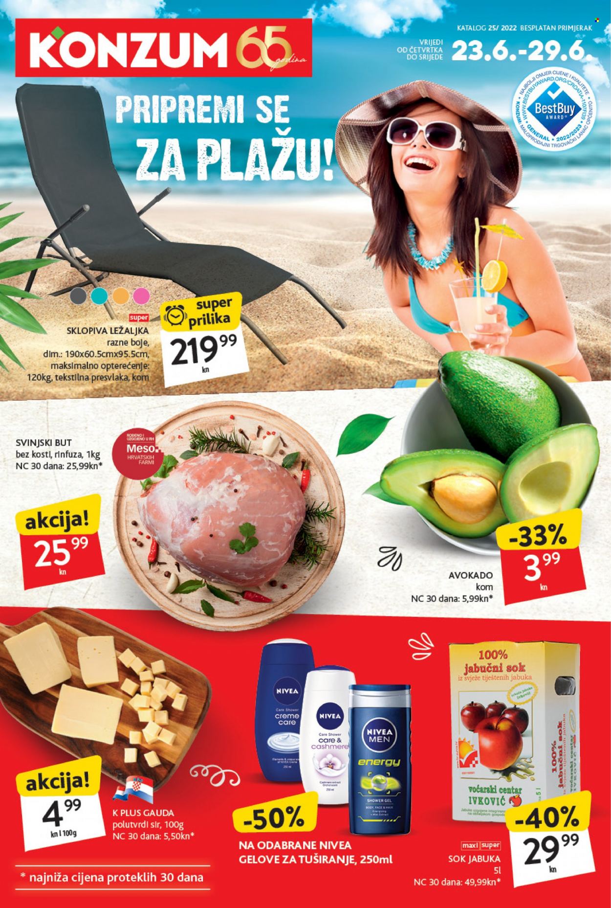 Konzum katalog - 23.06.2022. - 29.06.2022. Stranica 1