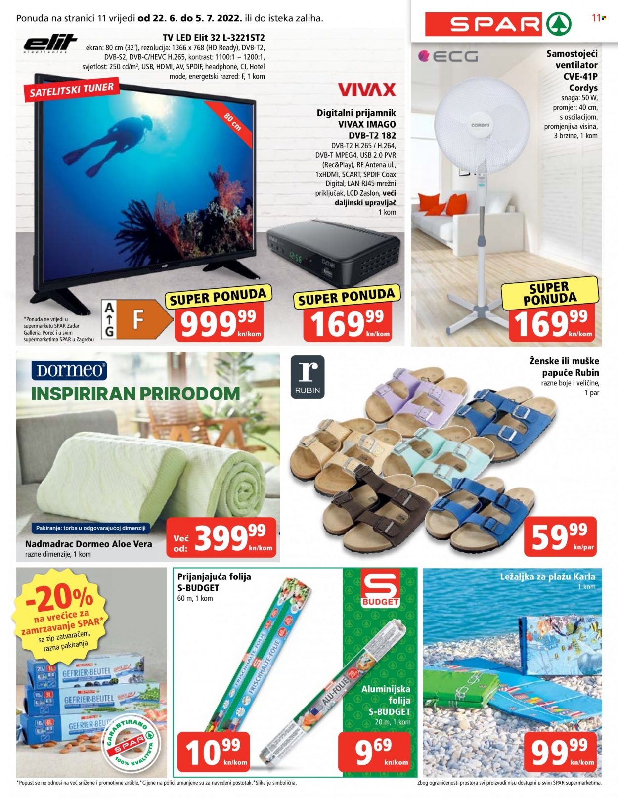 SPAR katalog - 22.06.2022. - 28.06.2022. Stranica 11