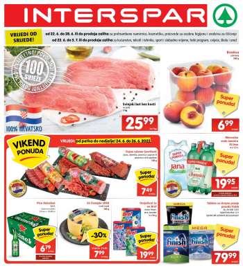 INTERSPAR katalog - 22.06.2022. - 28.06.2022.