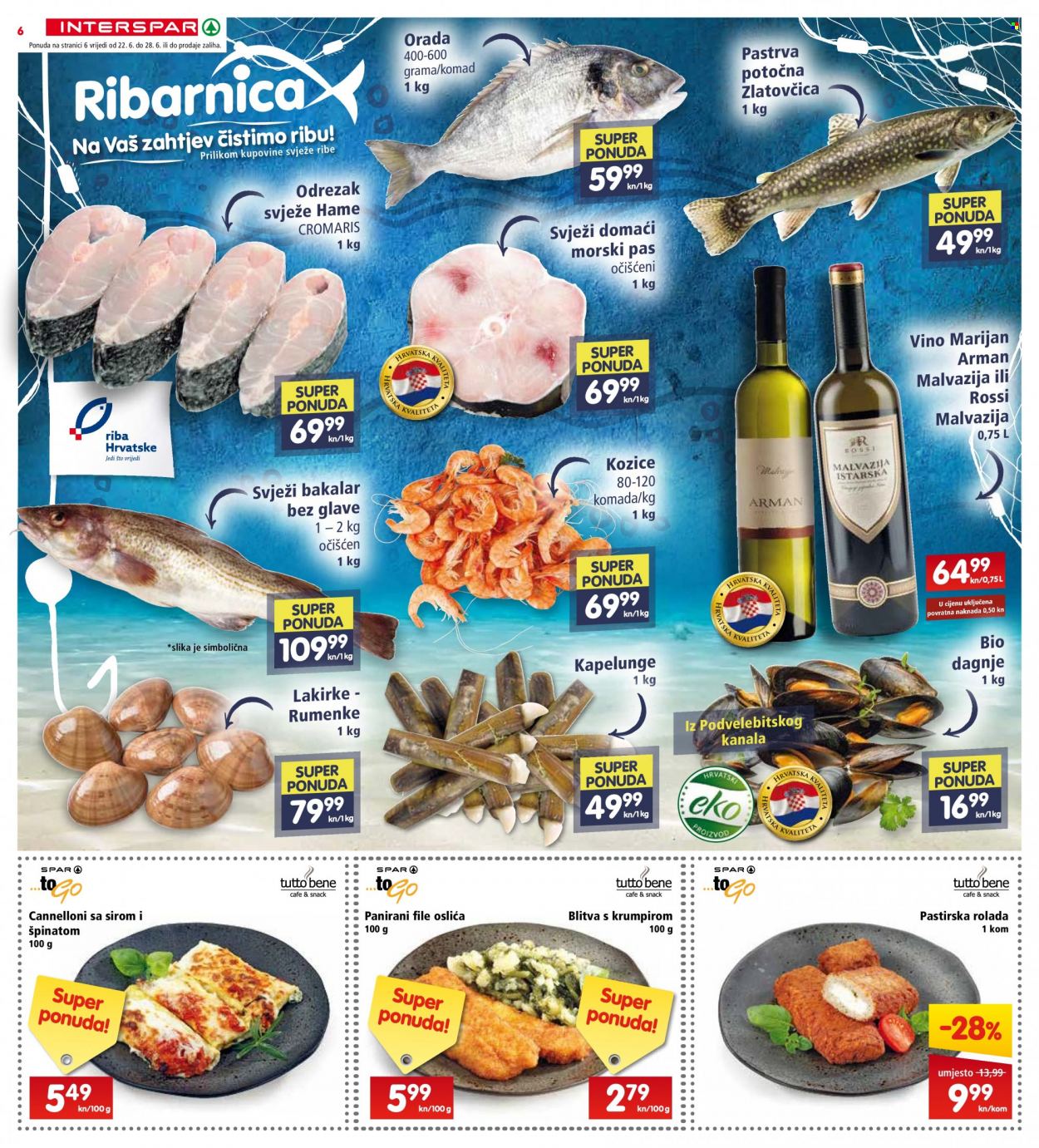 INTERSPAR katalog - 22.06.2022. - 28.06.2022. Stranica 6