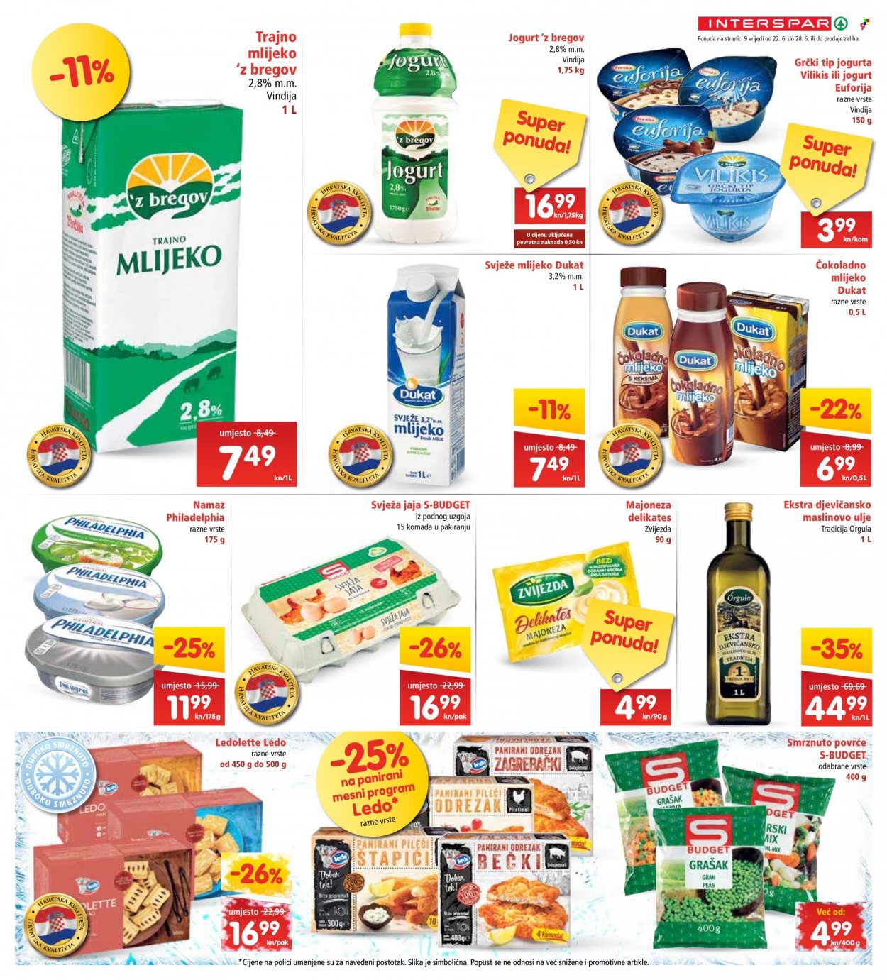 INTERSPAR katalog - 22.06.2022. - 28.06.2022. Stranica 9