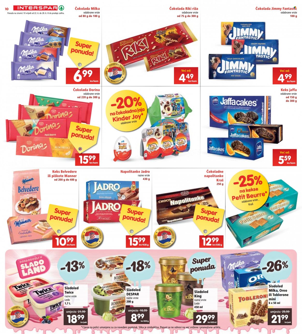 INTERSPAR katalog - 22.06.2022. - 28.06.2022. Stranica 10
