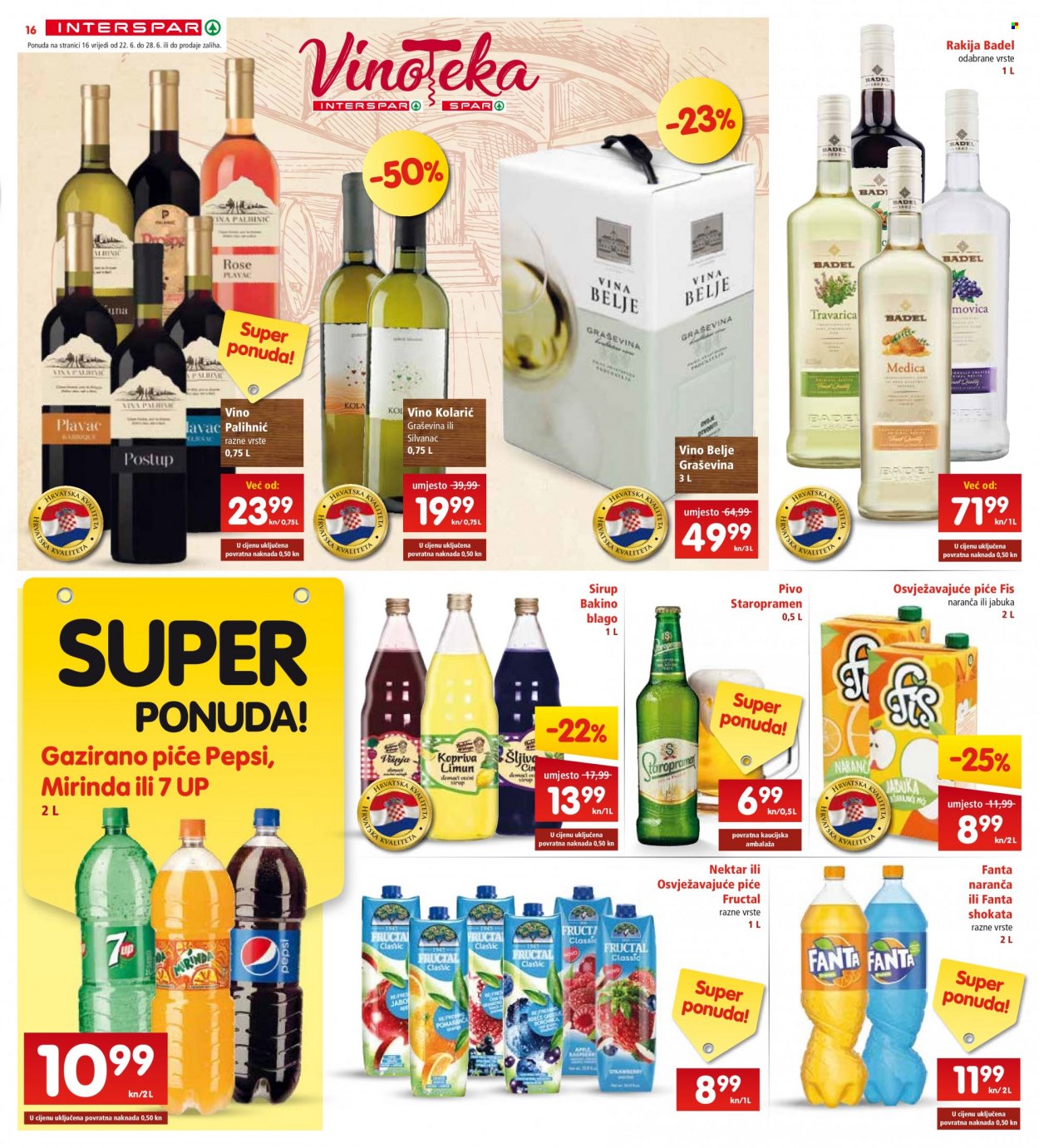 INTERSPAR katalog - 22.06.2022. - 28.06.2022. Stranica 16