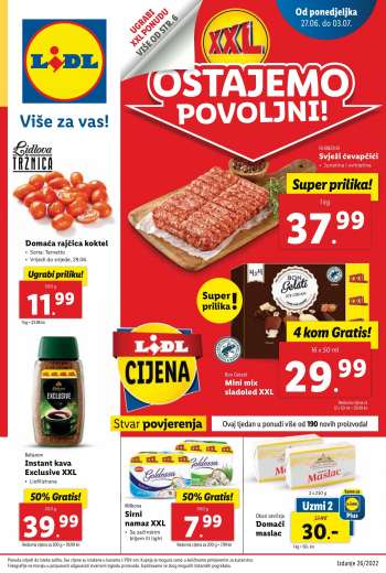Lidl katalog - 27.06.2022. - 03.07.2022.