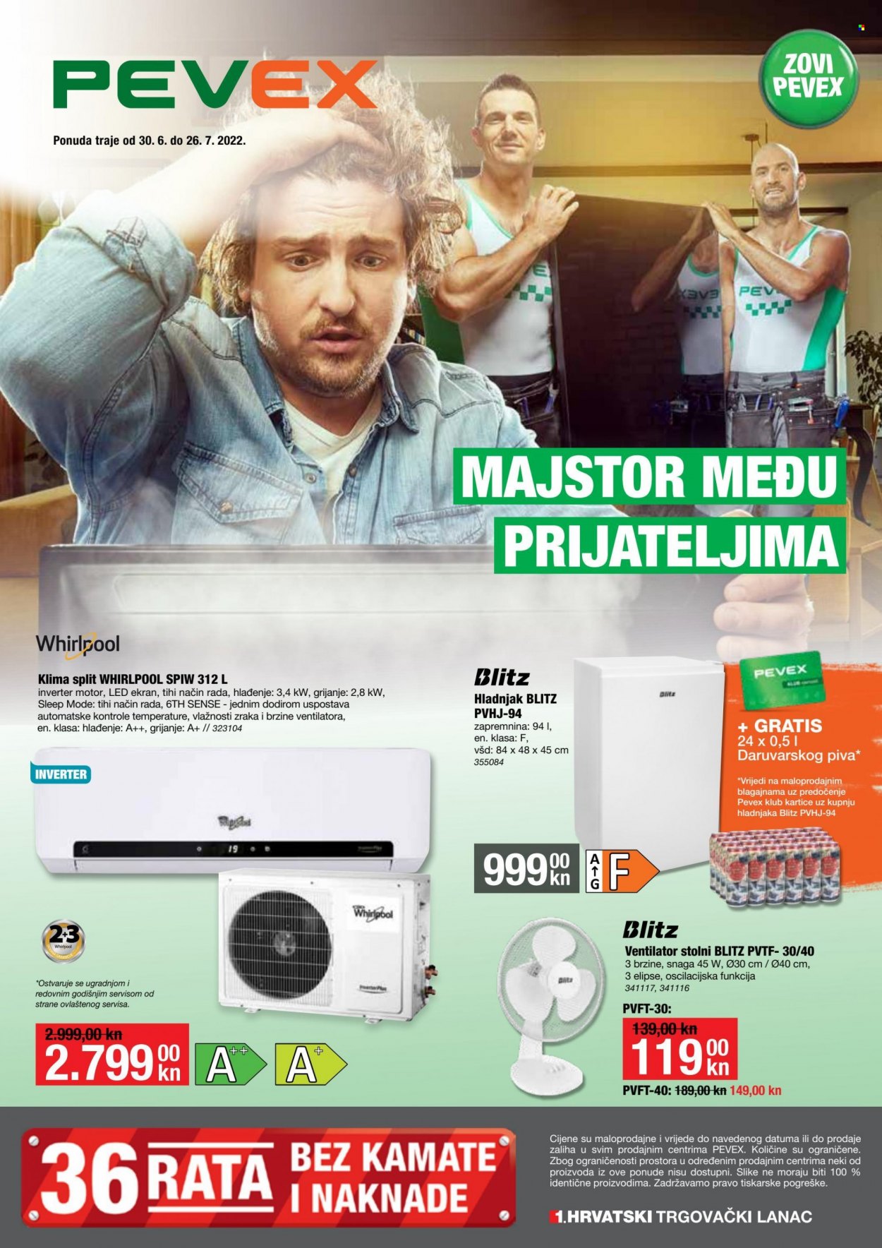 Pevex katalog - 30.06.2022. - 26.07.2022. Stranica 1