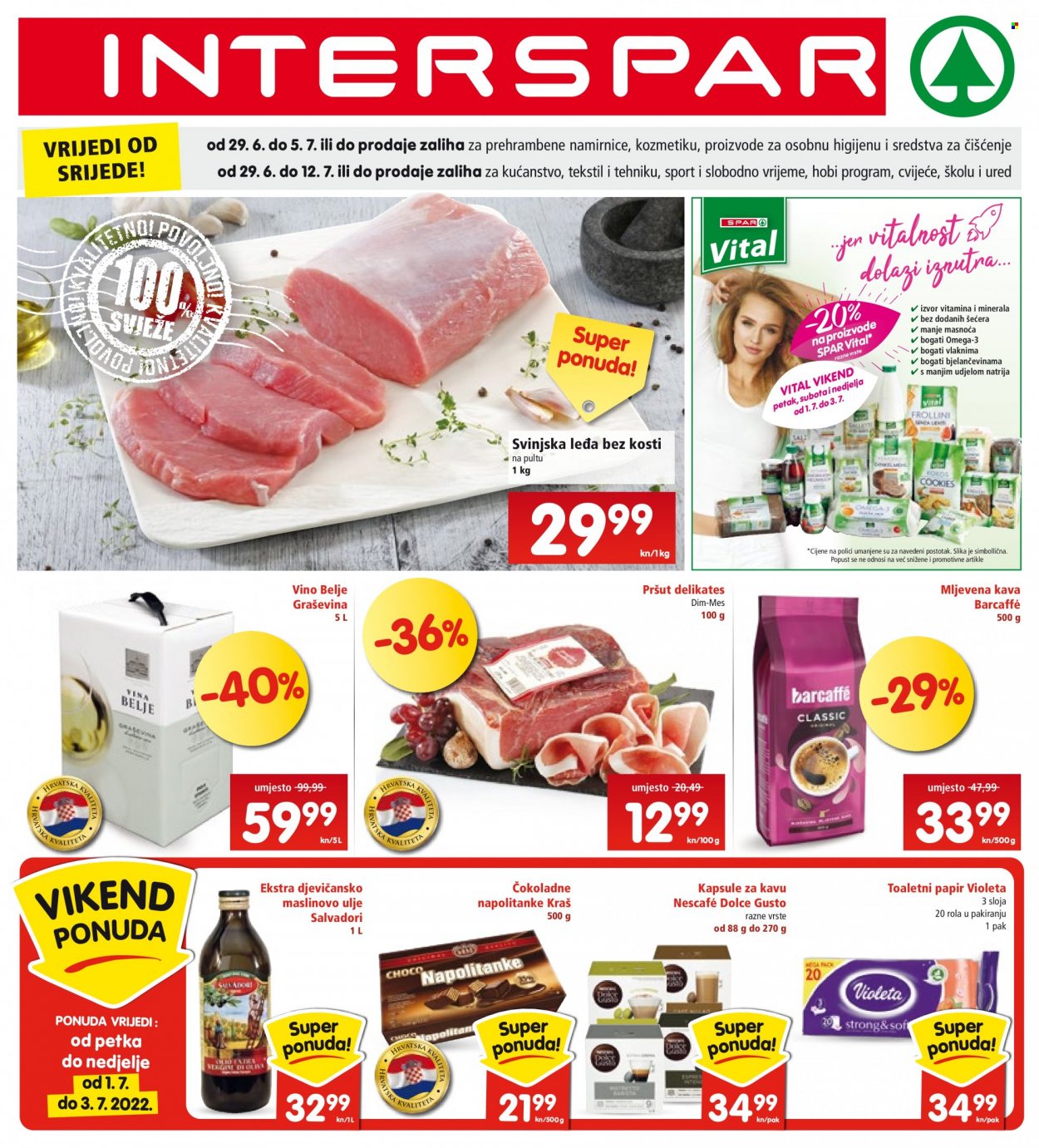 INTERSPAR katalog - 29.06.2022. - 05.07.2022. Stranica 1