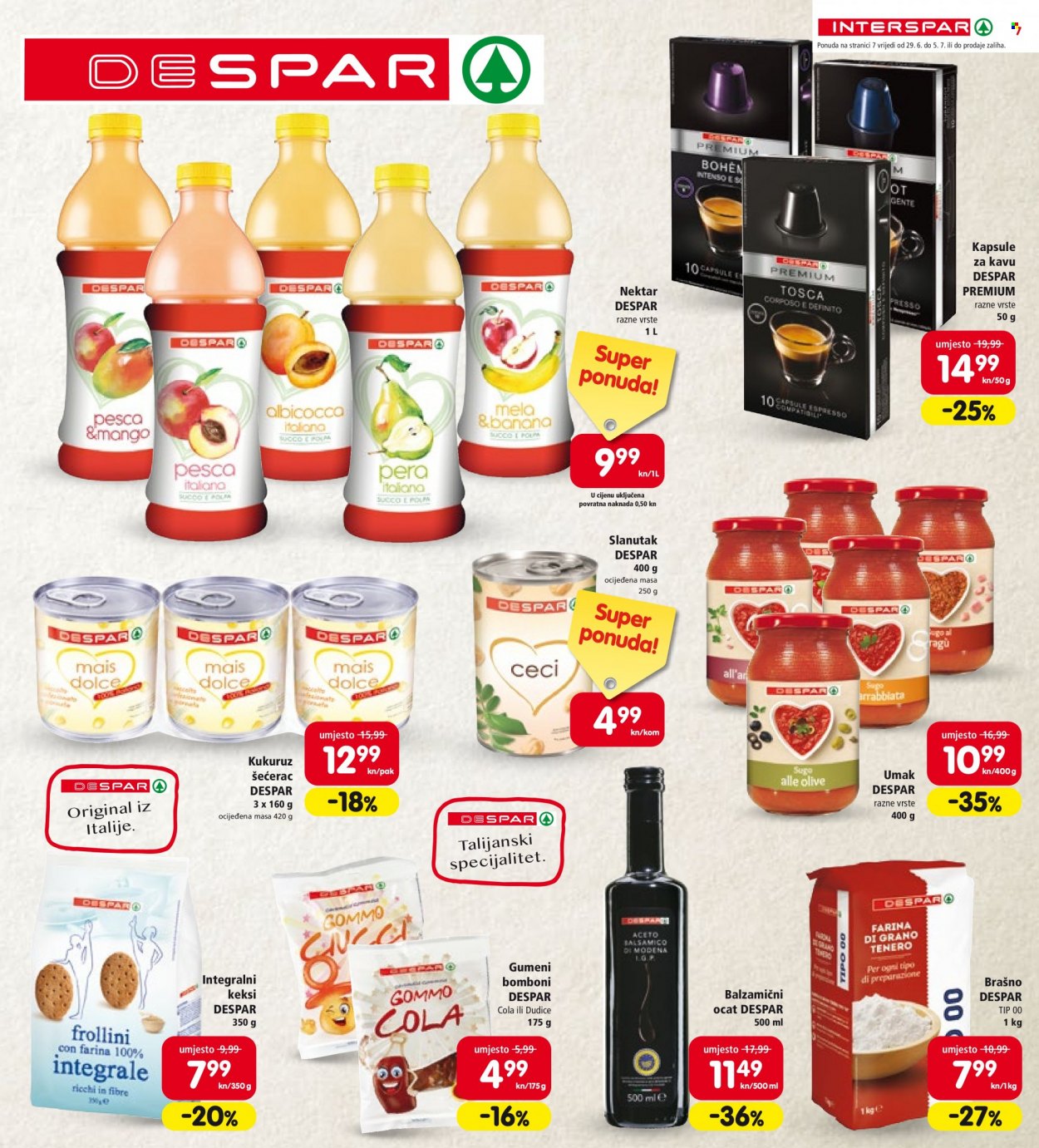 INTERSPAR katalog - 29.06.2022. - 05.07.2022. Stranica 7