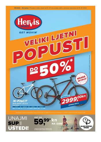 Hervis katalog - 01.07.2022. - 10.07.2022.