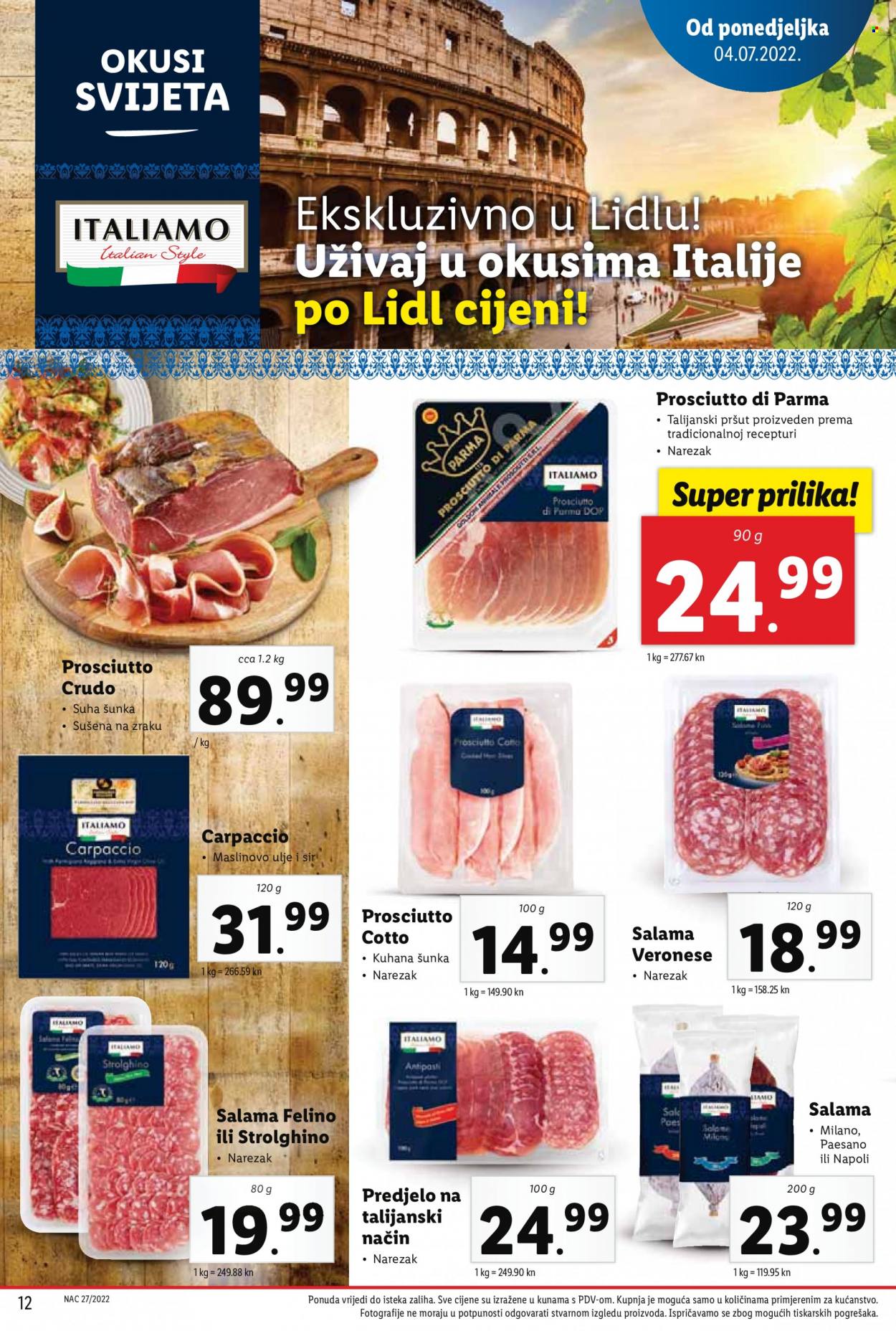 Lidl katalog - 04.07.2022. - 10.07.2022. Stranica 12