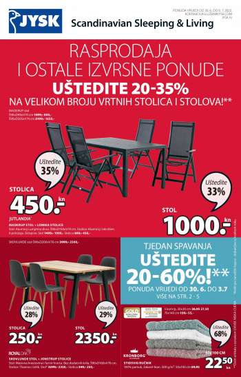 JYSK katalog - 30.06.2022. - 06.07.2022.