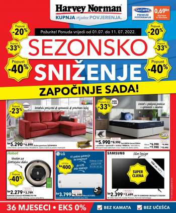 Harvey Norman katalog - 01.07.2022. - 11.07.2022.