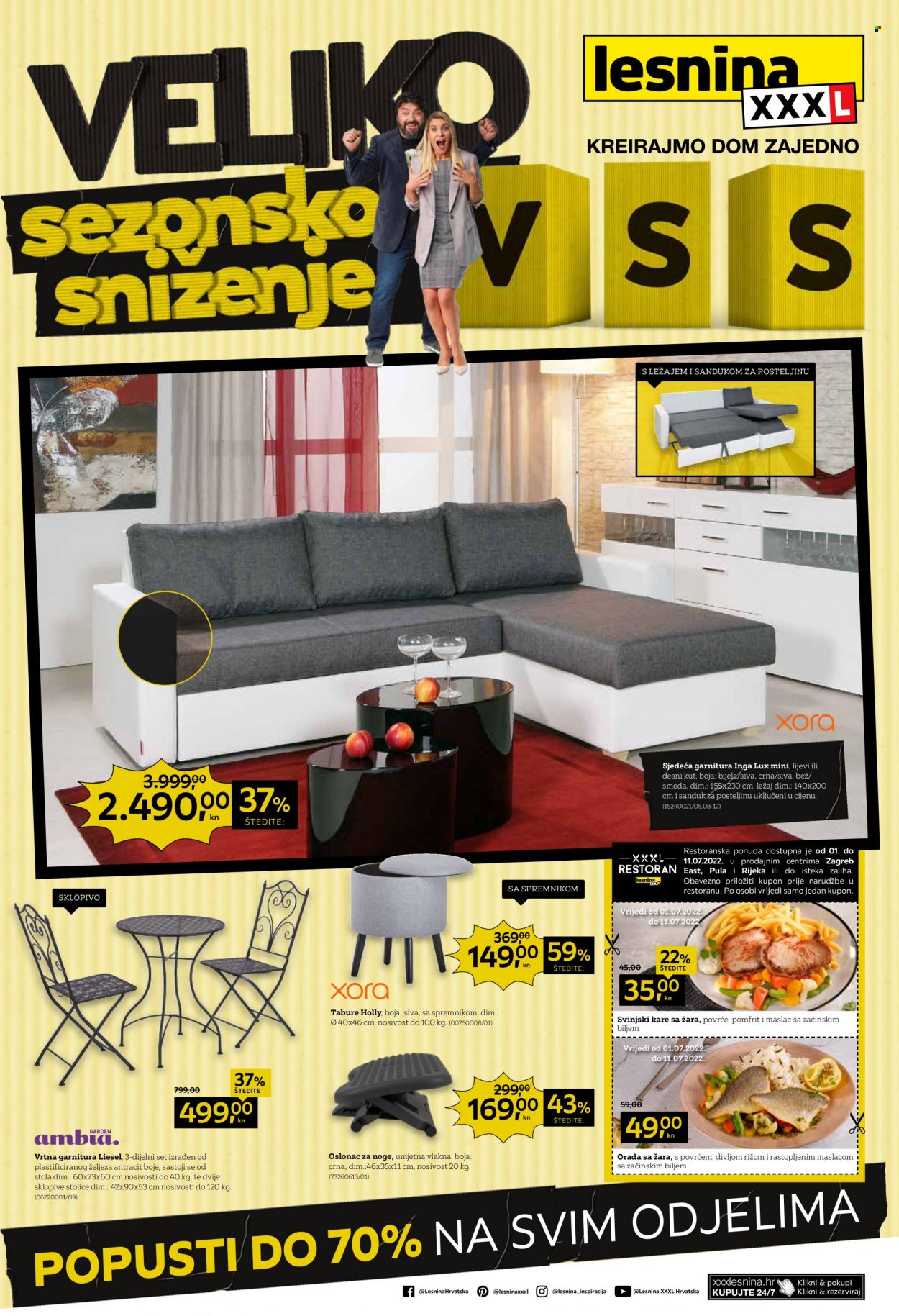 Lesnina katalog - 01.07.2022. - 11.07.2022. Stranica 1
