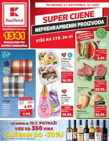 Kaufland katalog - 06.07.2022. - 12.07.2022.