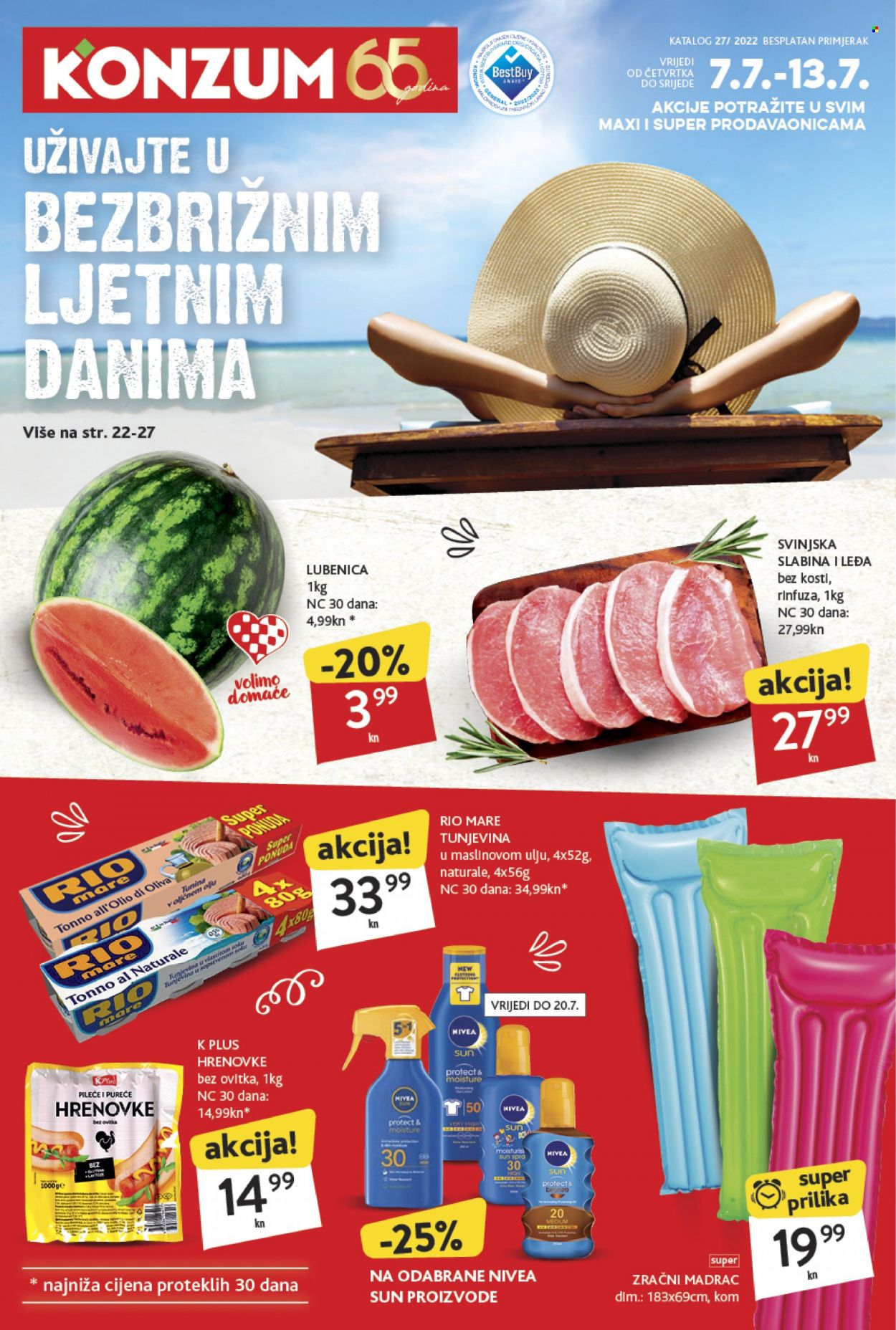 Konzum katalog - 07.07.2022. - 13.07.2022. Stranica 1