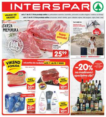 INTERSPAR katalog - 06.07.2022. - 12.07.2022.
