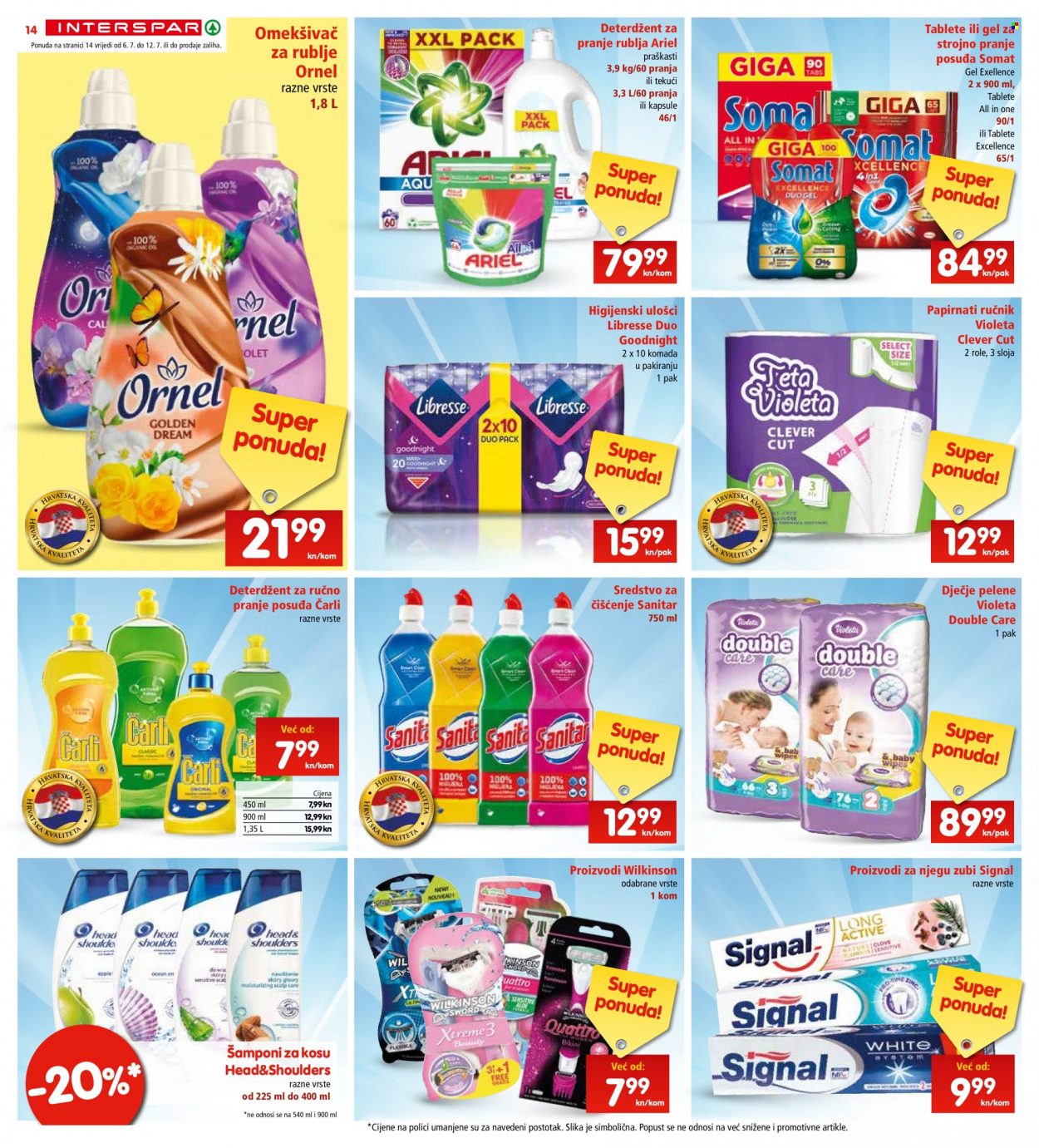 INTERSPAR katalog - 06.07.2022. - 12.07.2022. Stranica 14