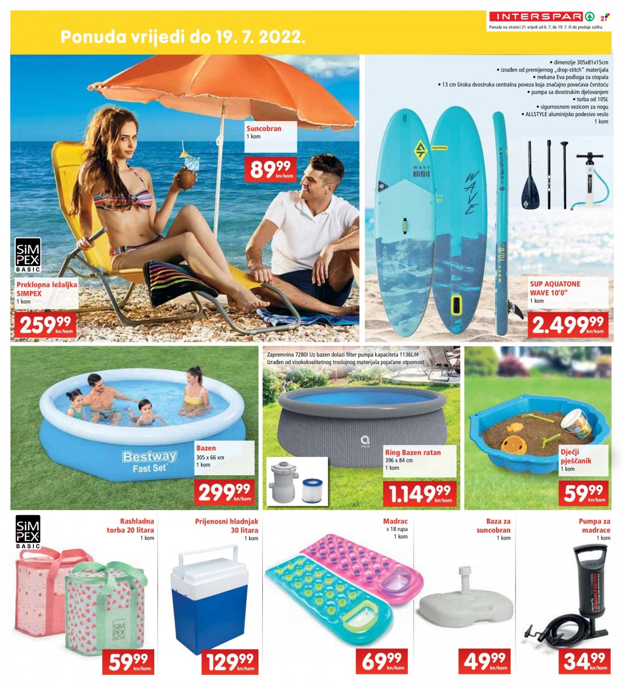INTERSPAR katalog - 06.07.2022. - 12.07.2022. Stranica 21