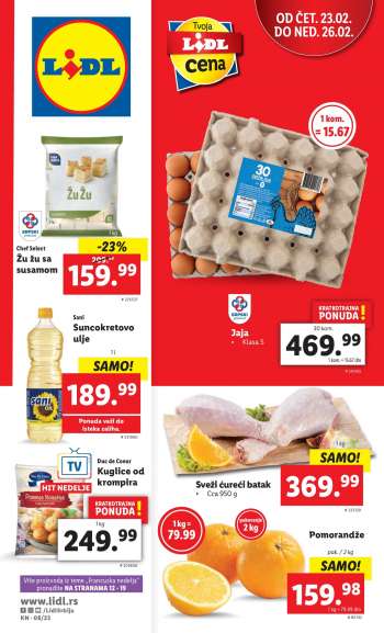 Lidl katalog - 23.02.2023 - 01.03.2023.