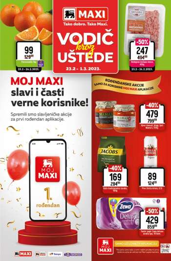 Maxi katalog - 23.02.2023 - 01.03.2023.