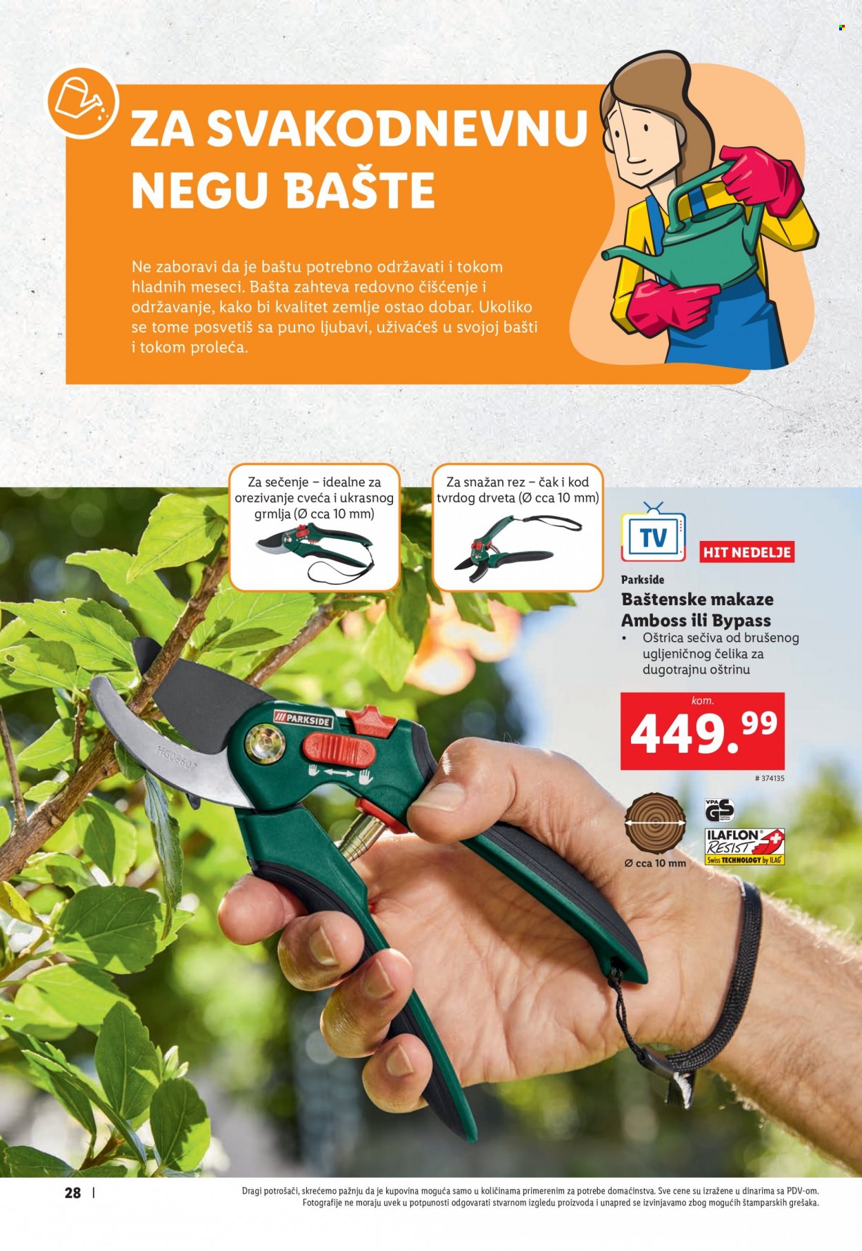 Lidl katalog. Stranica 28
