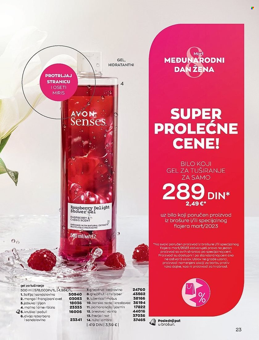 Avon katalog - 01.03.2023 - 31.03.2023. Stranica 23