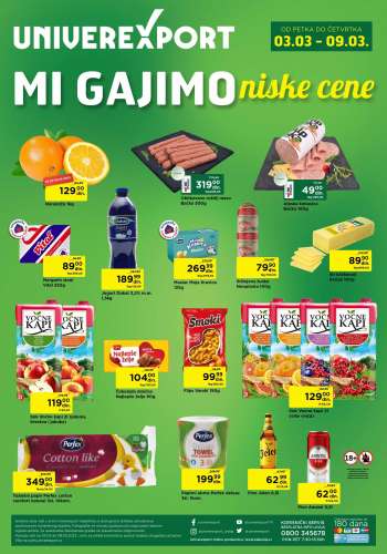 Univerexport katalog - 03.03.2023 - 09.03.2023.