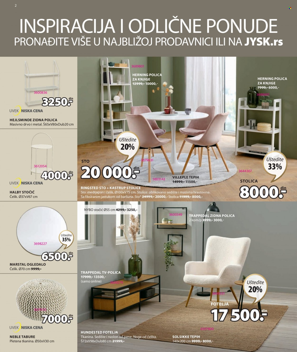 JYSK katalog - 09.03.2023 - 22.03.2023. Stranica 2