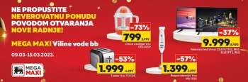Mega Maxi katalog - 09.03.2023 - 15.03.2023.