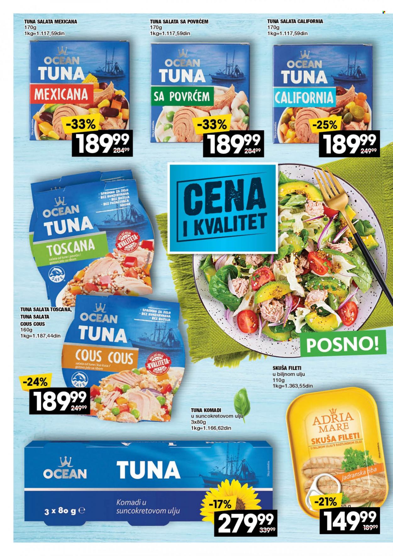 thumbnail - Idea katalog - 10.03.2023 - 08.04.2023 - Proizvodi na akciji - salata, tuna salata, tunjevina, fileti skuše u ulju. Stranica 2.