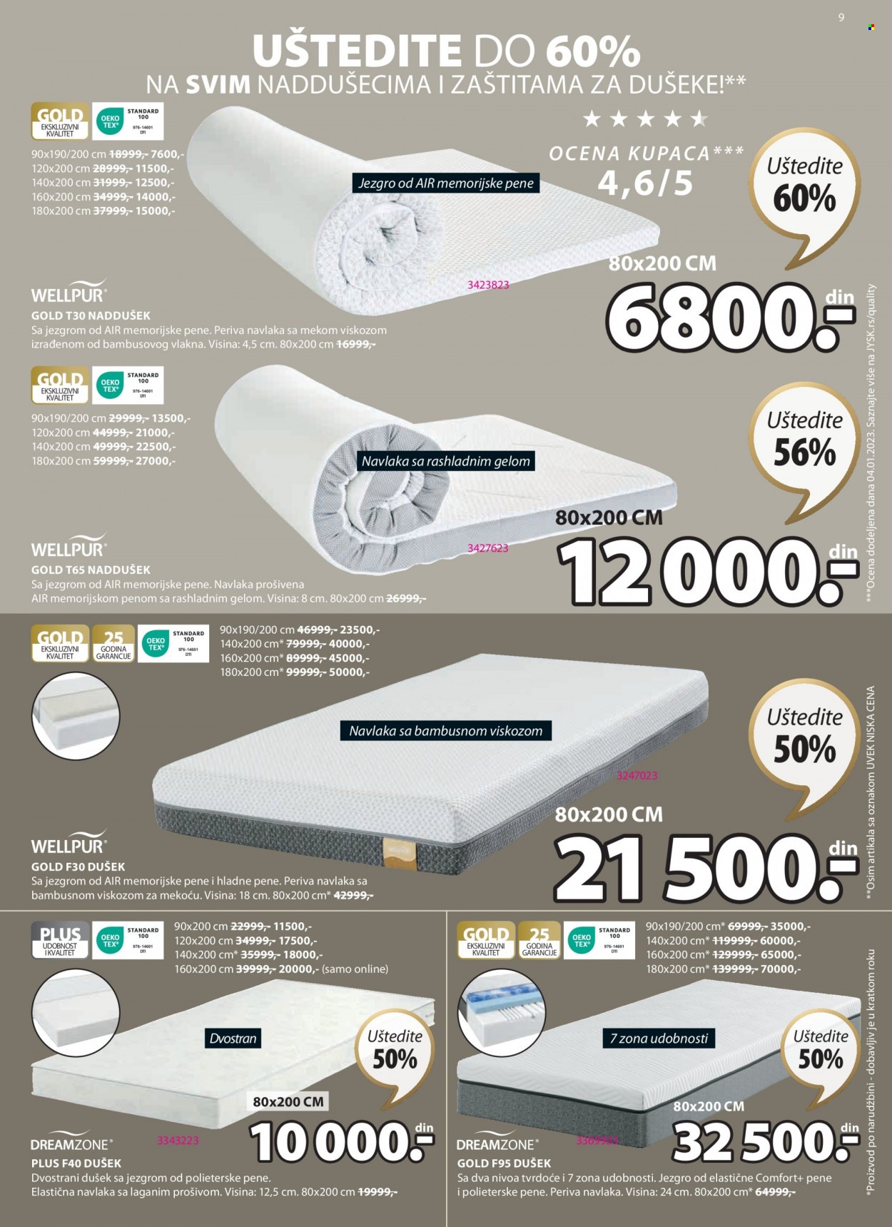 JYSK katalog • NEDELJNE PONUDE • Od 16.03. strana 9