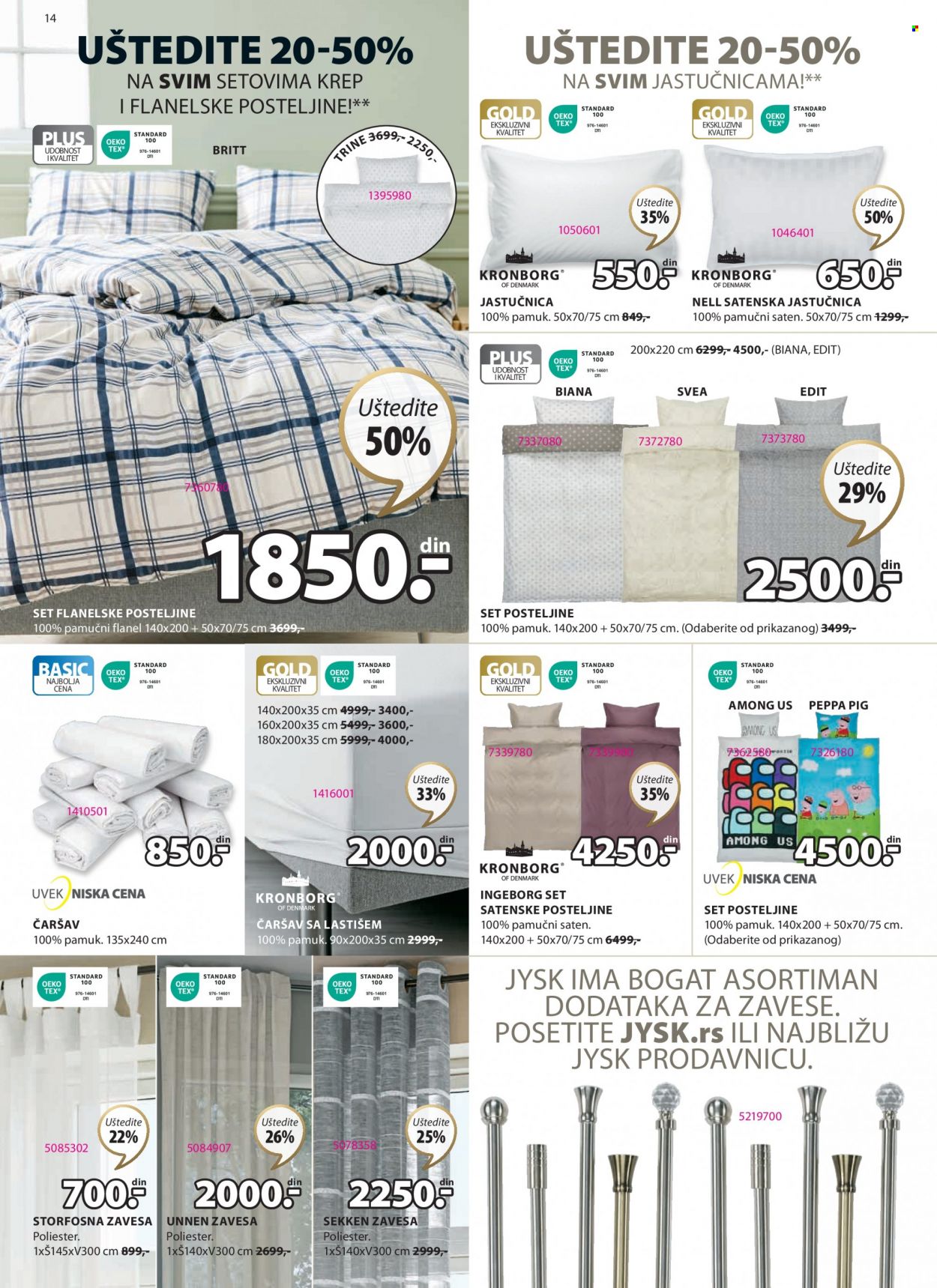 JYSK katalog • NEDELJNE PONUDE • Od 16.03. strana 14