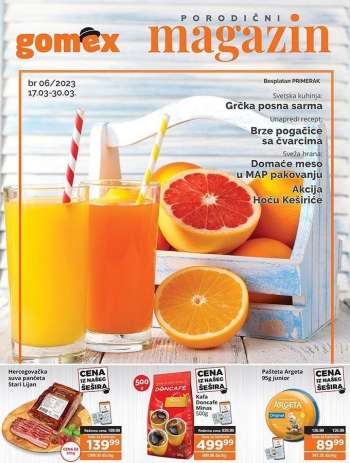 Gomex katalog - 17.03.2023 - 30.03.2023.
