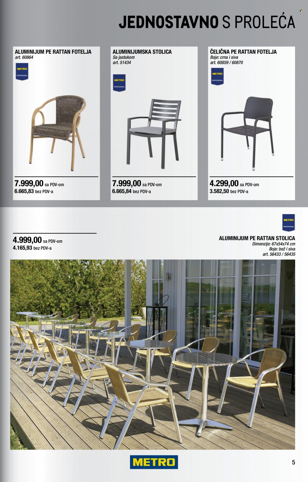 thumbnail - Metro katalog - 23.03.2023 - 19.04.2023 - Proizvodi na akciji - Metro Professional, stolica, fotelja. Stranica 5.