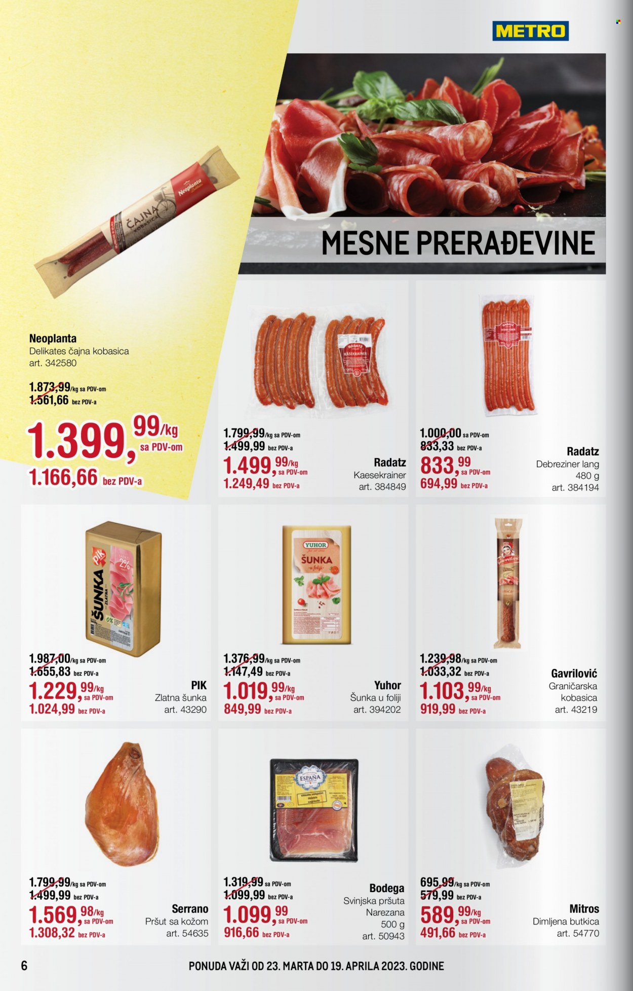 Metro katalog - 23.03.2023 - 19.04.2023. Stranica 6