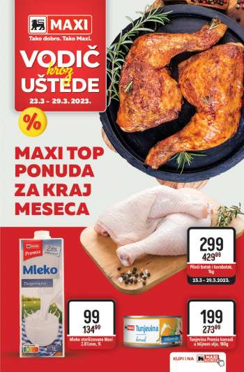 Maxi katalog - 23.03.2023 - 29.03.2023.