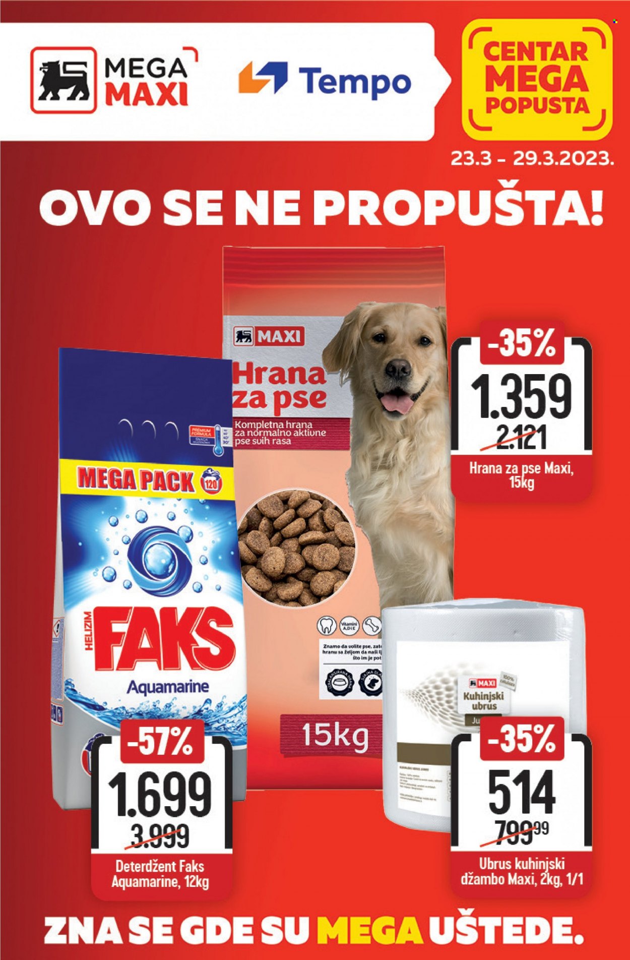 Mega Maxi katalog - 23.03.2023 - 29.03.2023. Stranica 1